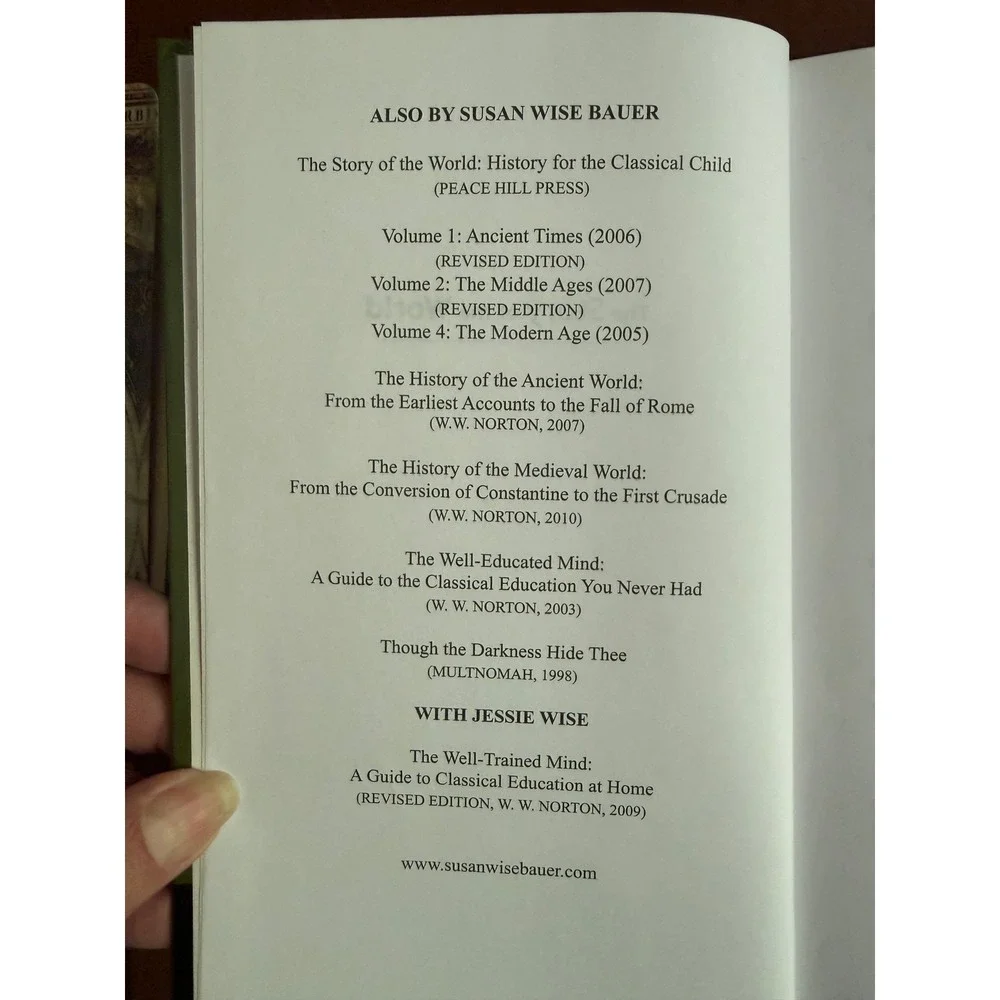 Story of the World Vol 3 Early Modern Times Susan Wise Bauer Hardcover History